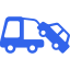 Ikona transportu samochodu na lawecie